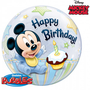Mickey mouse ballon - 1 ste verjaardag