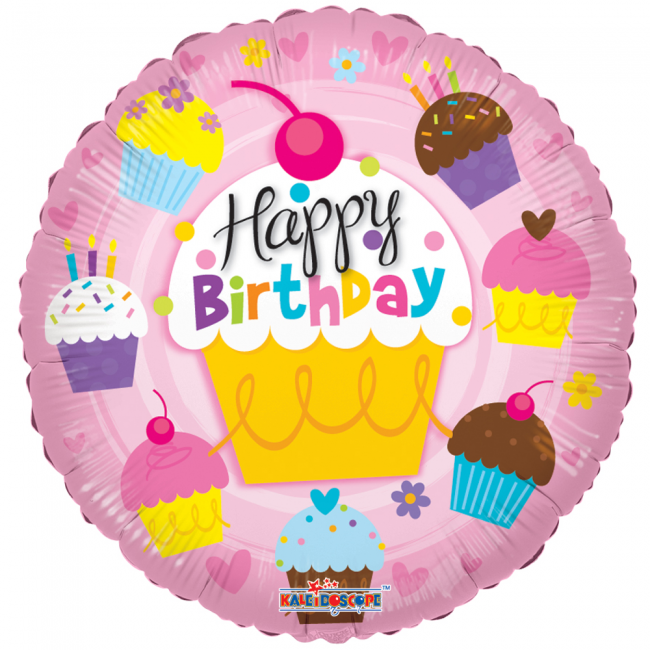 Happy birthday cupcake